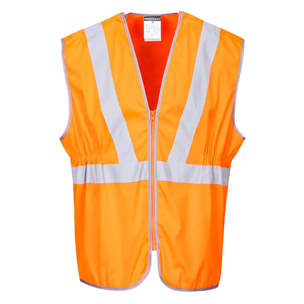 Portwest Hi-Vis Zip Long Length Vest - 4XL