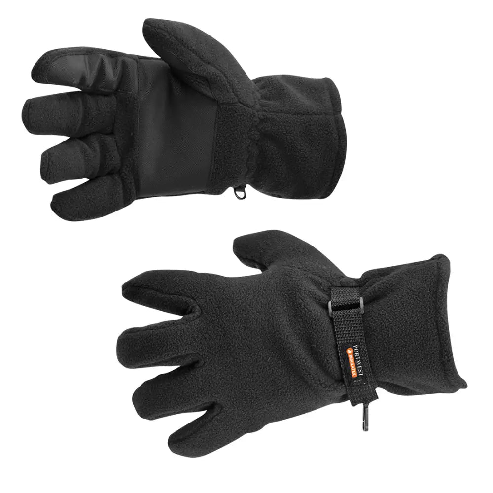 Portwest Insulated Fleece Glove - Black