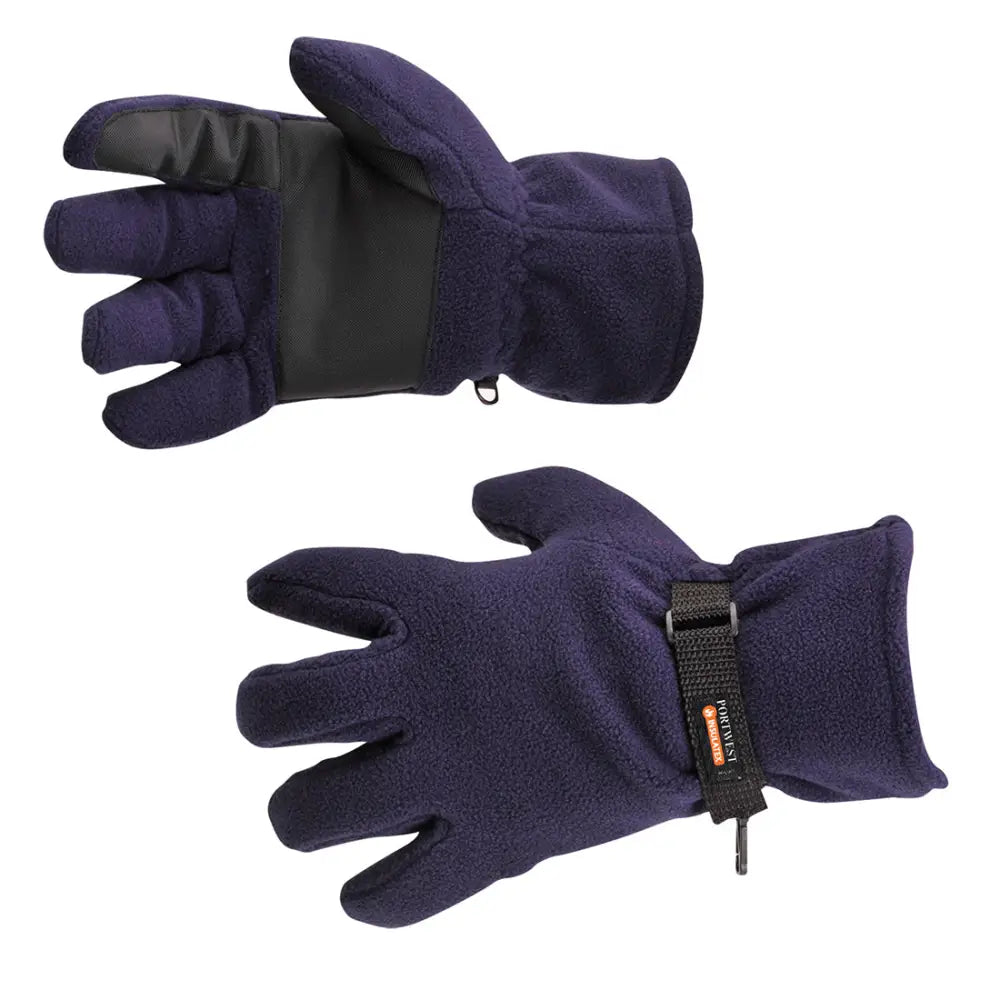 Portwest Insulated Fleece Glove - Black