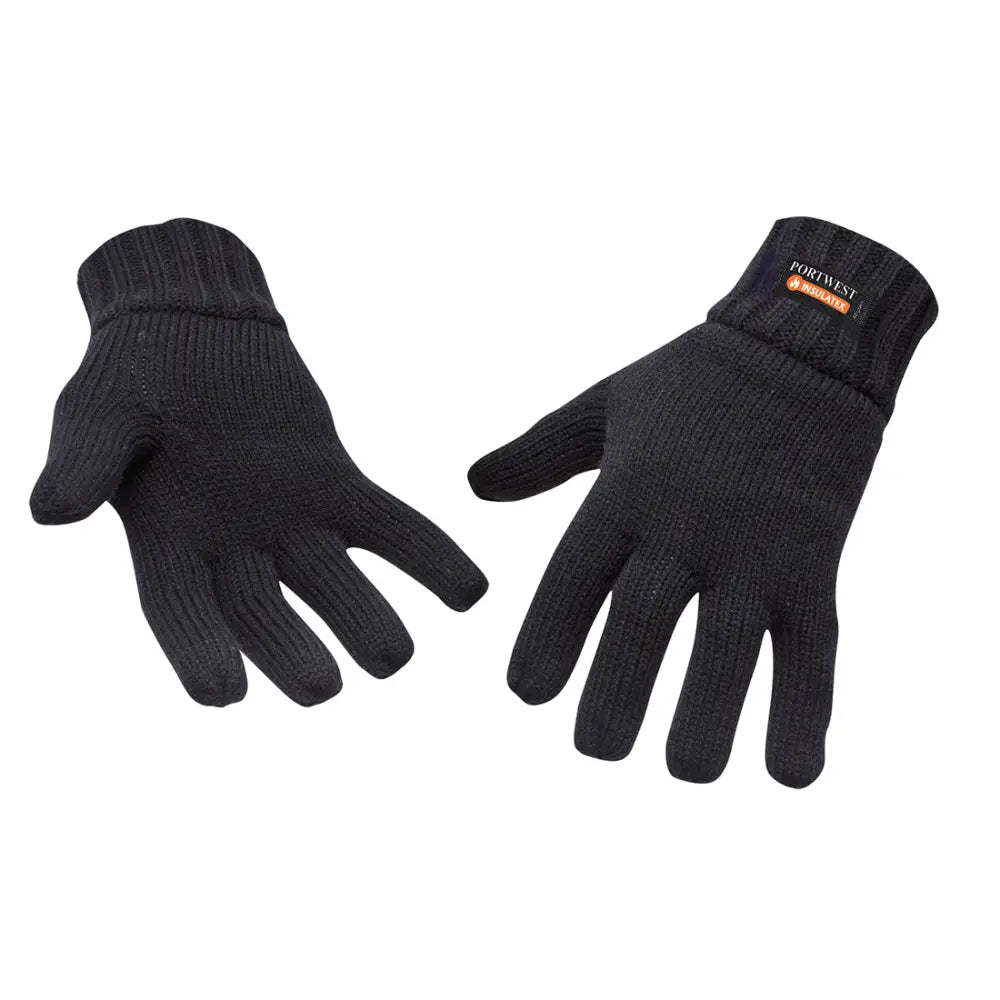 Portwest Insulated Knit Glove - Black