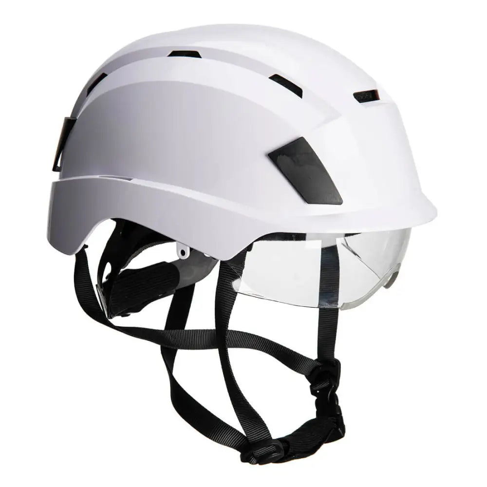Portwest Integrated Visor Helmet - White