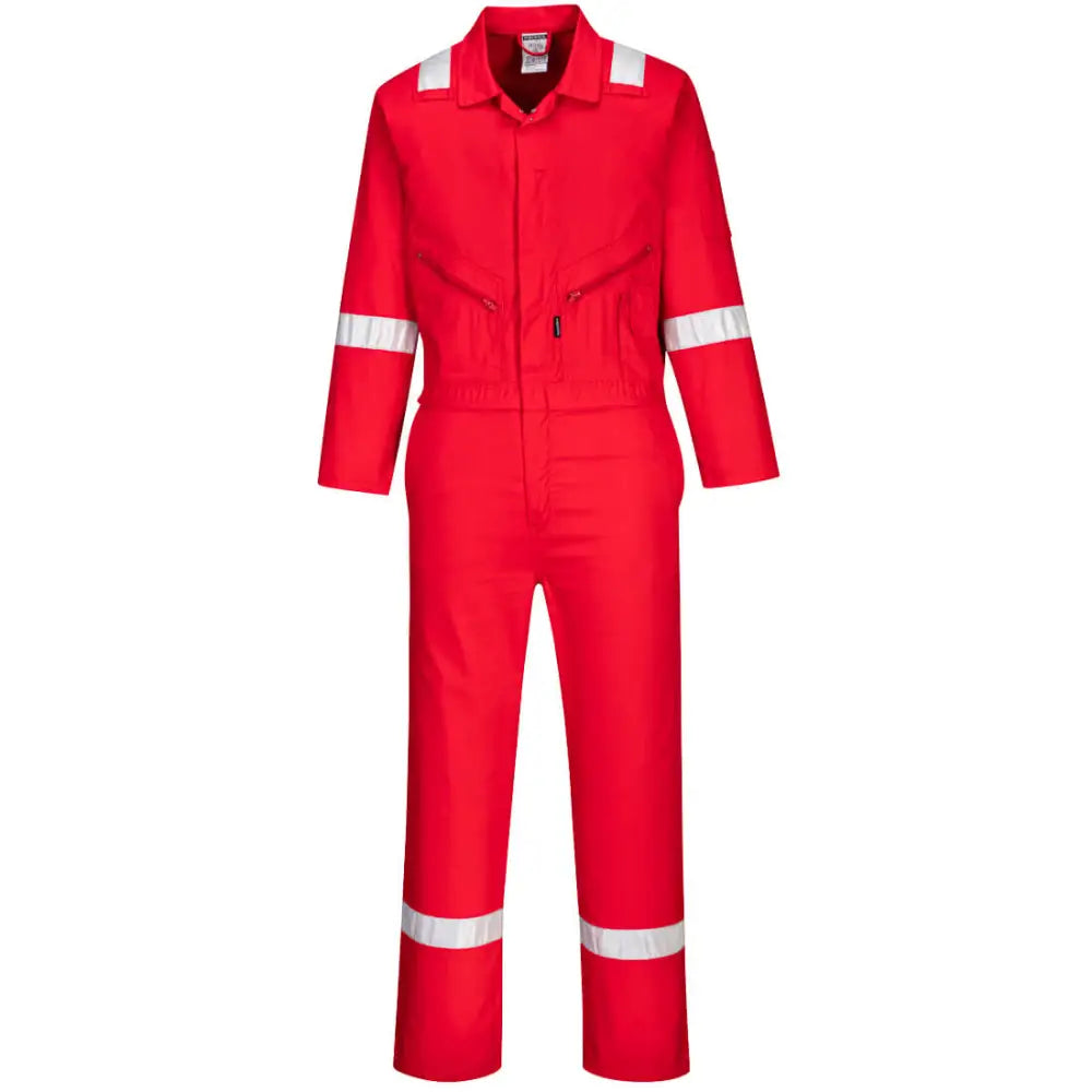 Portwest Iona Cotton Coverall - Red / L