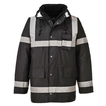 Portwest Iona Lite Traffic Jacket - Black / L