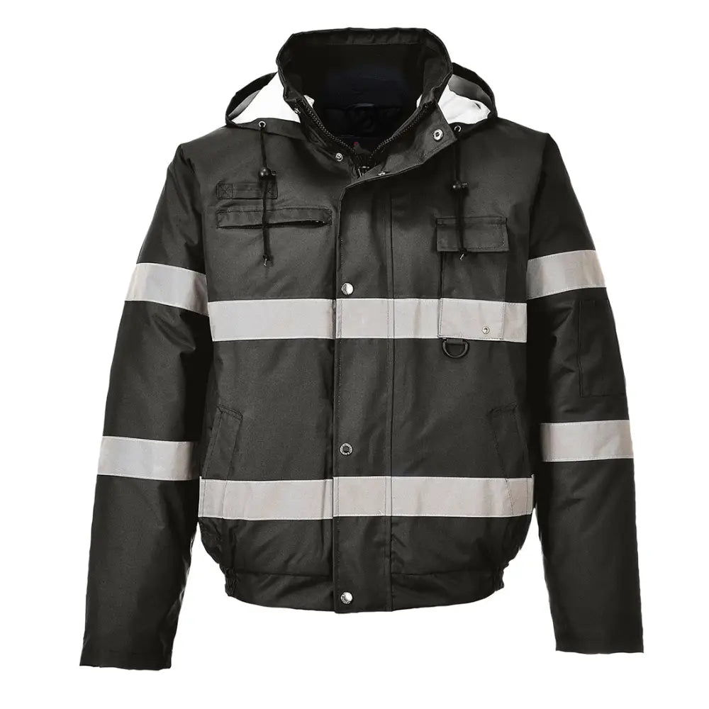 Portwest Iona Lite Winter Bomber Jacket - Black / L