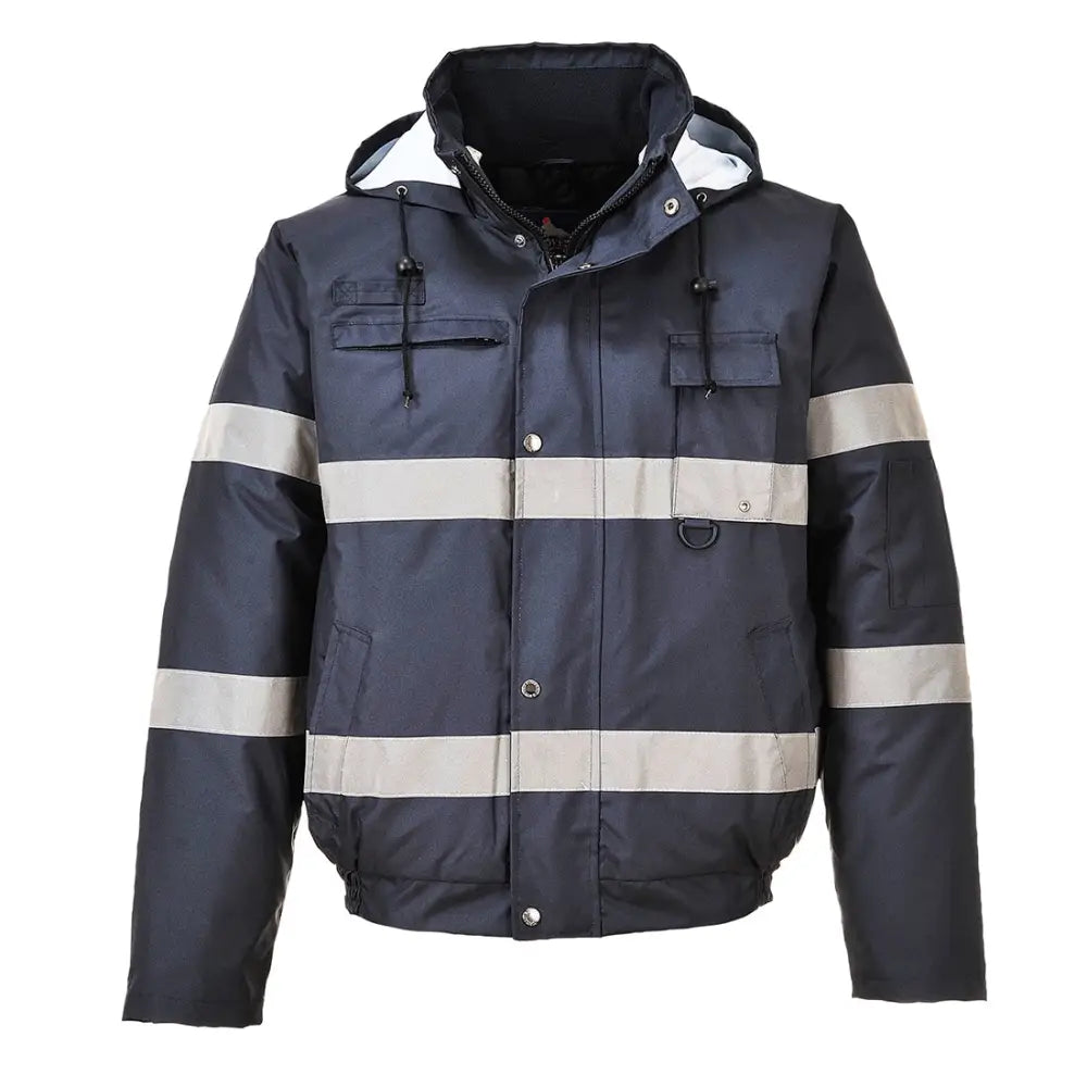 Portwest Iona Lite Winter Bomber Jacket - Black / L