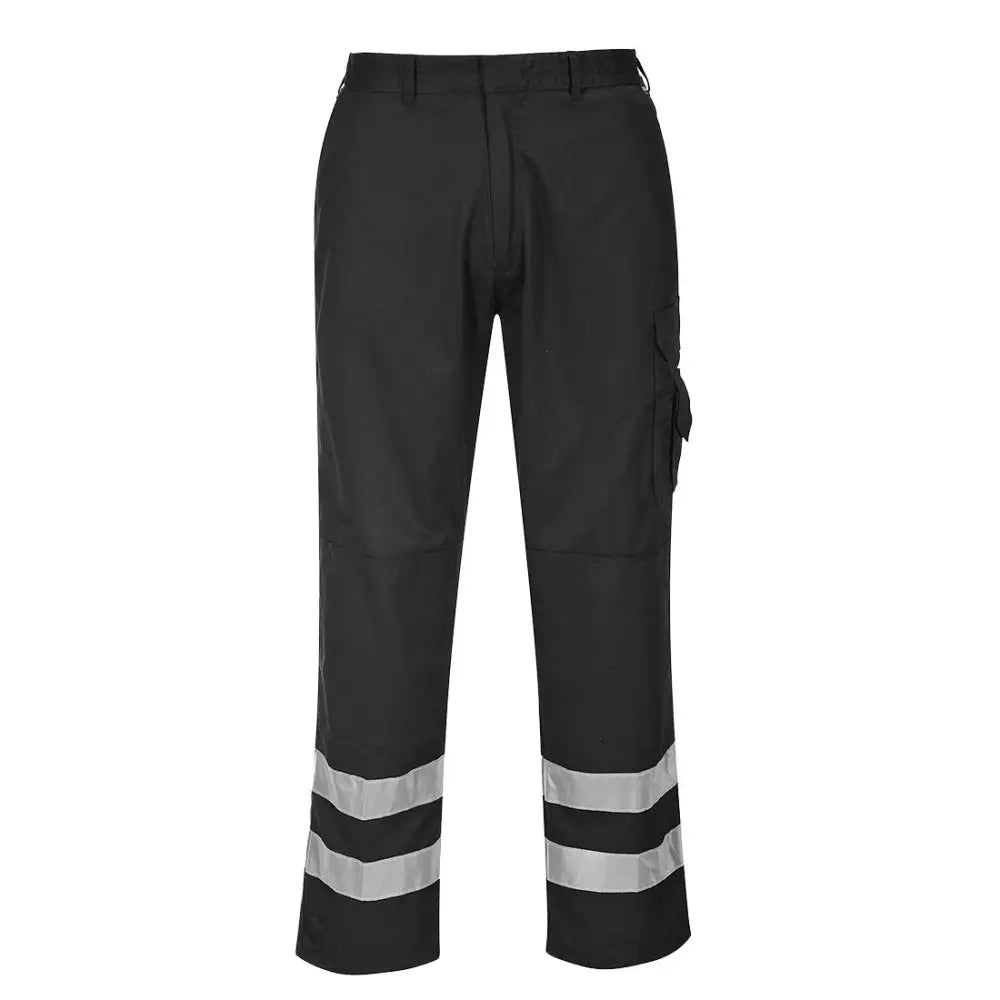 Portwest Iona Safety Combat Trousers - Black / L