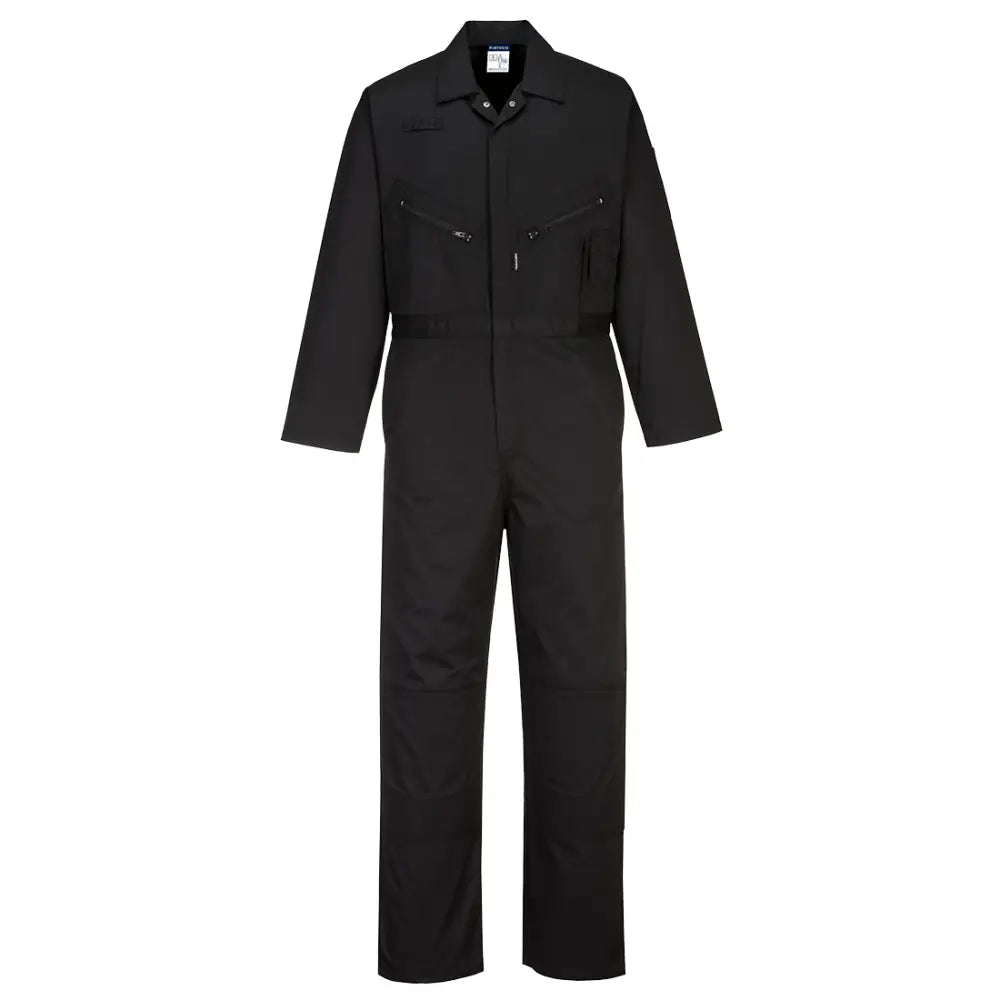Portwest Kneepad Coverall - Black / L