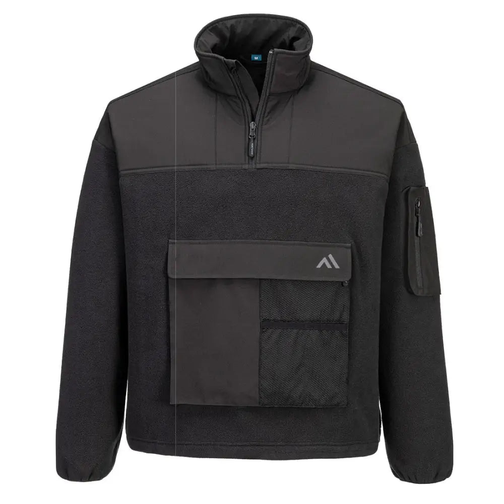 Portwest KX3 1/4 Zip Fleece - Black / L