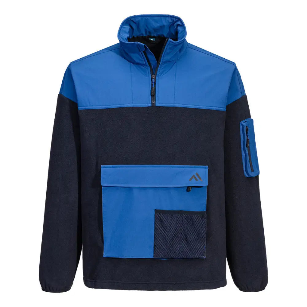 Portwest KX3 1/4 Zip Fleece - Dark Navy / Quartz / L