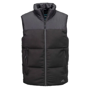 Portwest KX3 Insulated Baffle Bodywarmer - Black / L