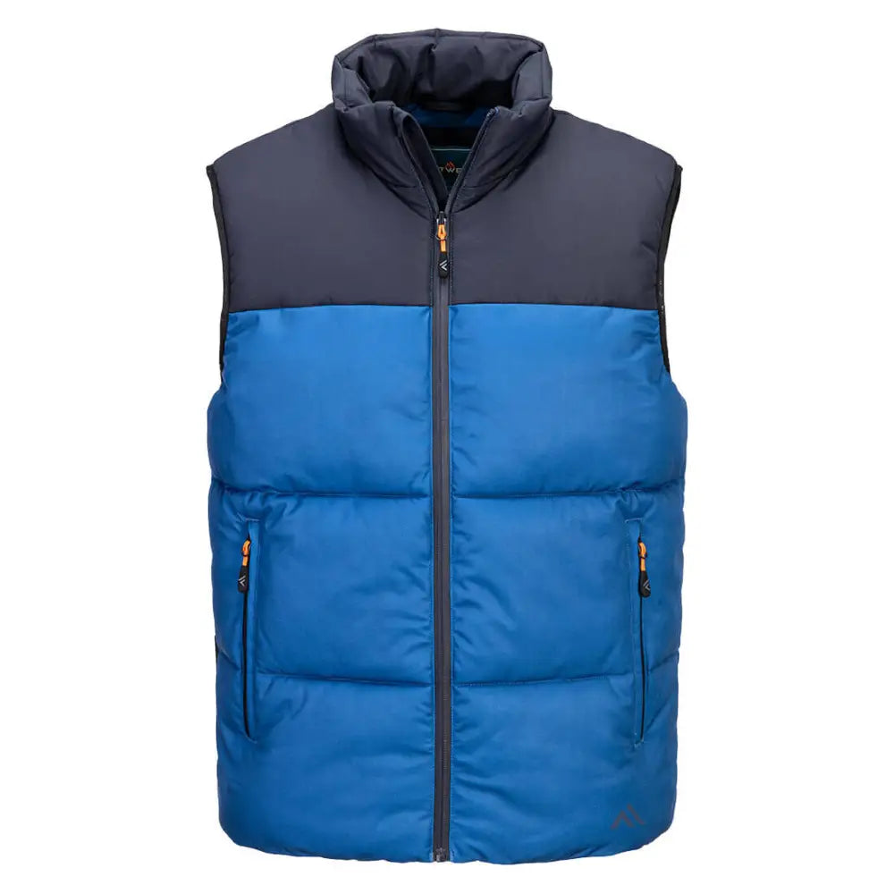 Portwest KX3 Insulated Baffle Bodywarmer - Quartz / Dark Navy / L