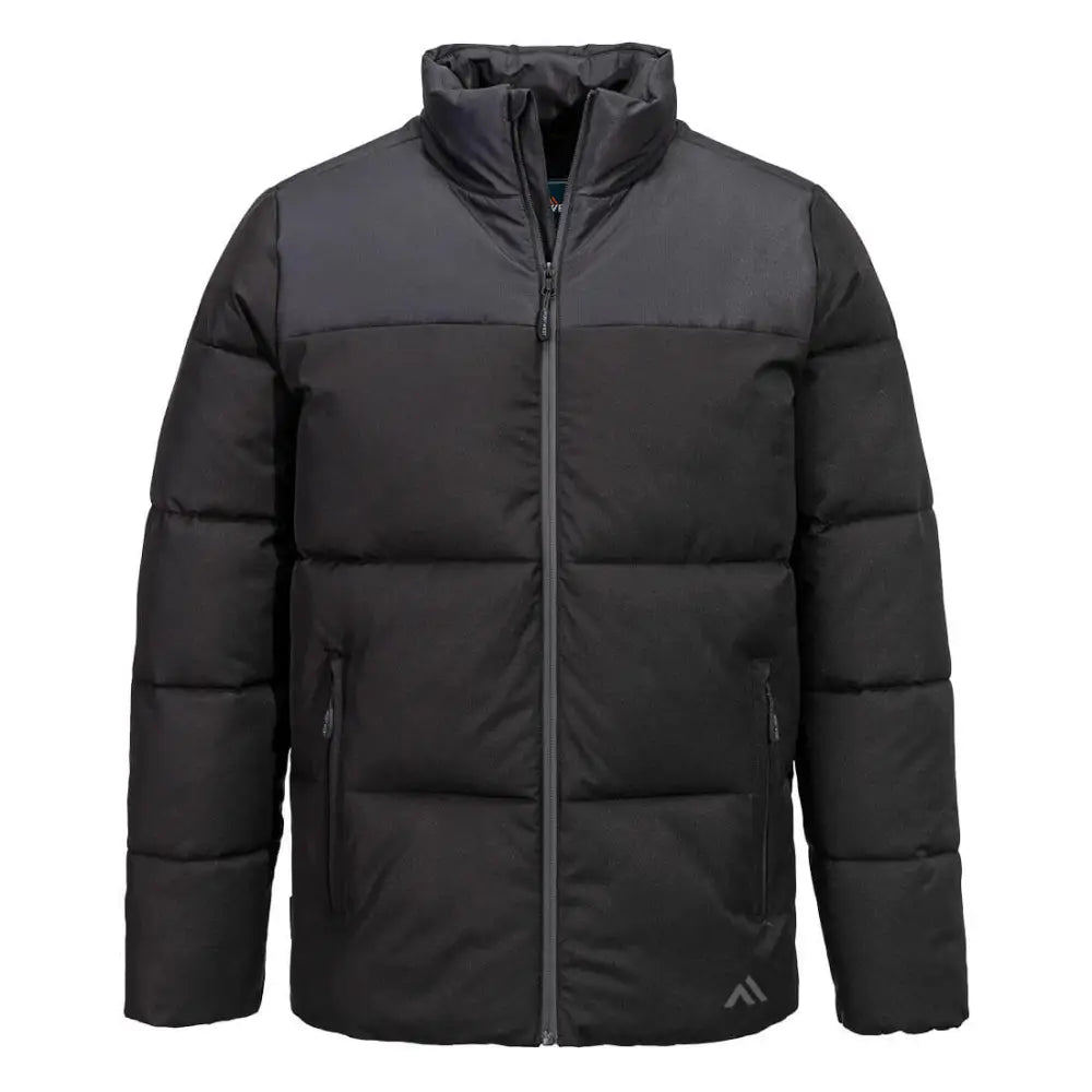 Portwest KX3 Insulated Baffle Jacket - Black / L