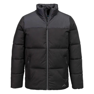 Portwest KX3 Insulated Baffle Jacket - Black / L