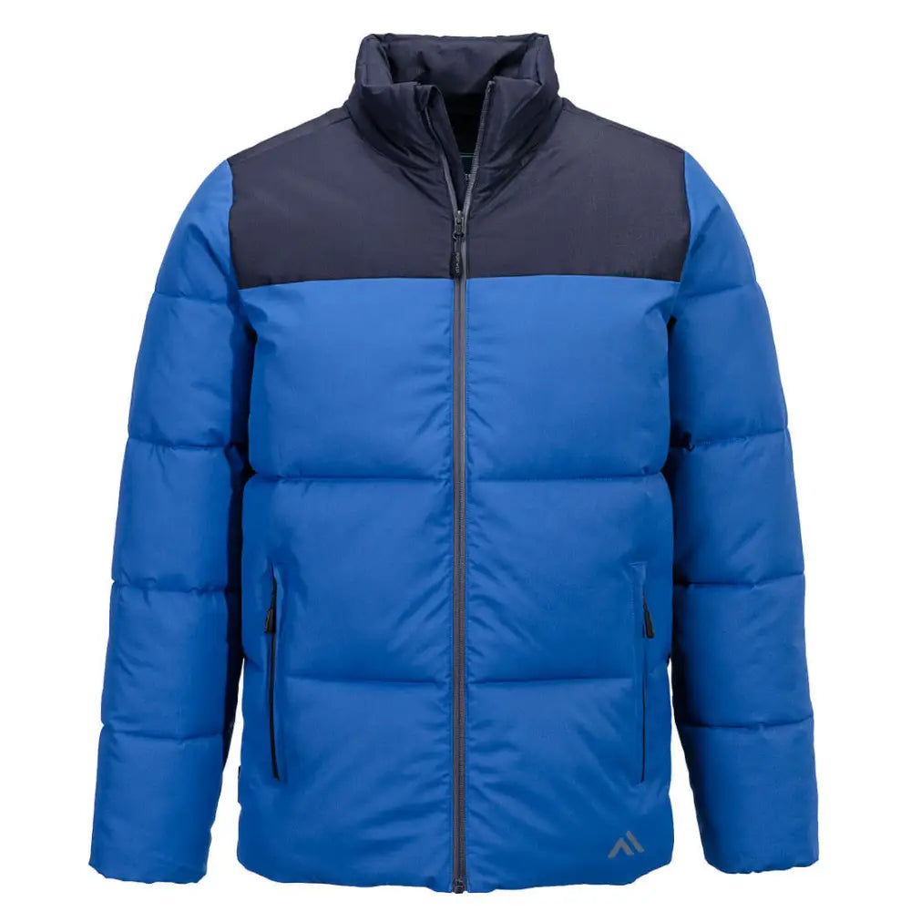 Portwest KX3 Insulated Baffle Jacket - Quartz / Dark Navy / L