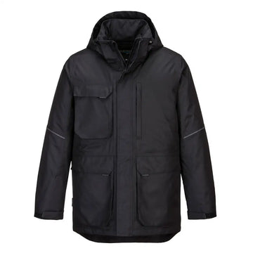 Portwest KX3 Parka Jacket - Black / L
