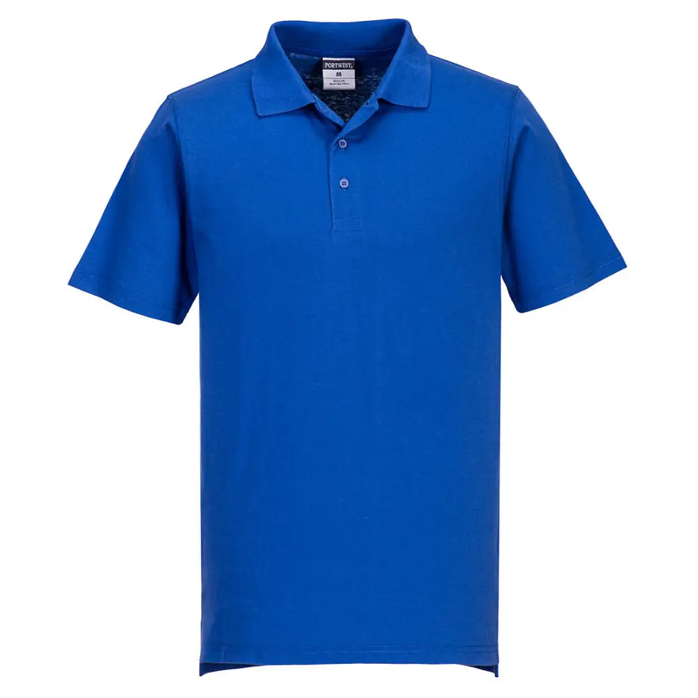 Portwest Lightweight Jersey Polo Shirt (48 in a box) - Royal Blue / 4XL