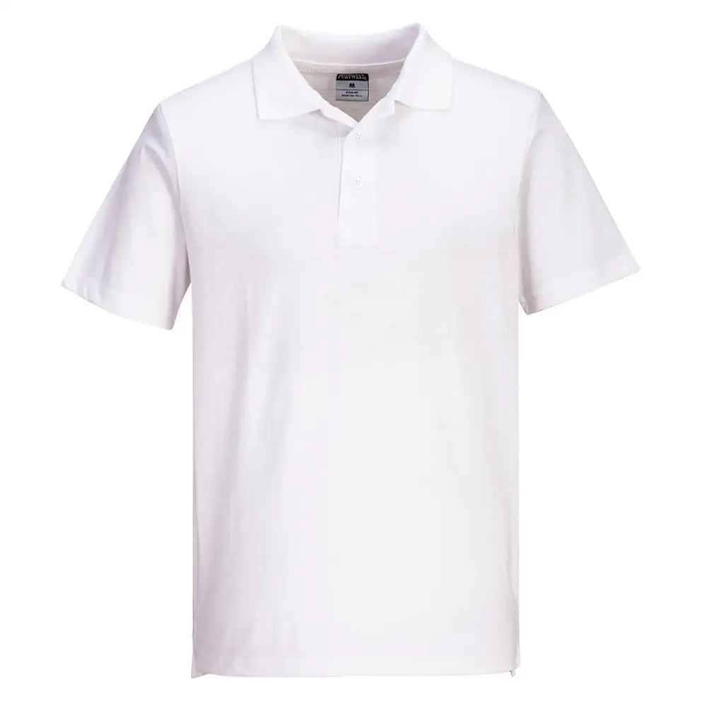 Portwest Lightweight Jersey Polo Shirt (48 in a box) - White / L