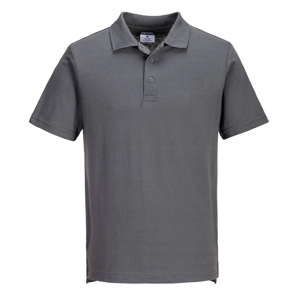 Portwest Lightweight Jersey Polo Shirt (48 in a box) - Zoom Grey / 4XL