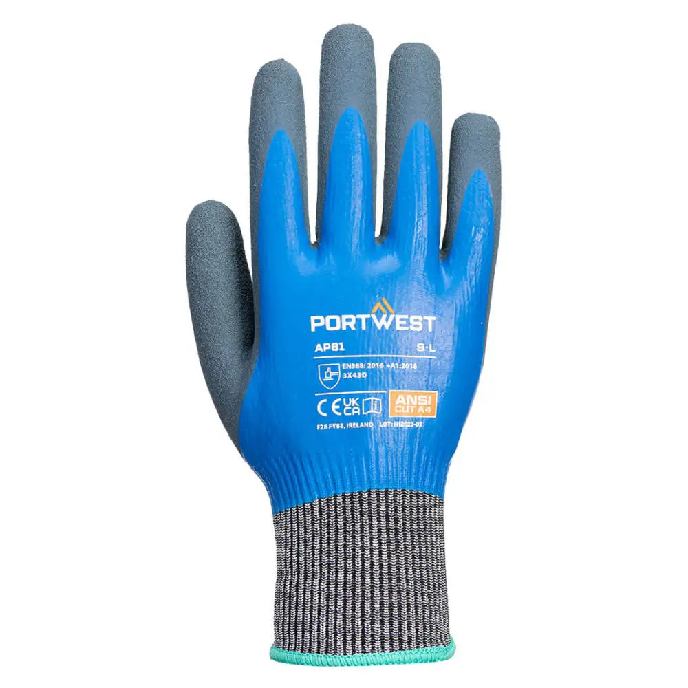 Portwest Liquid Pro HR Cut Glove - L