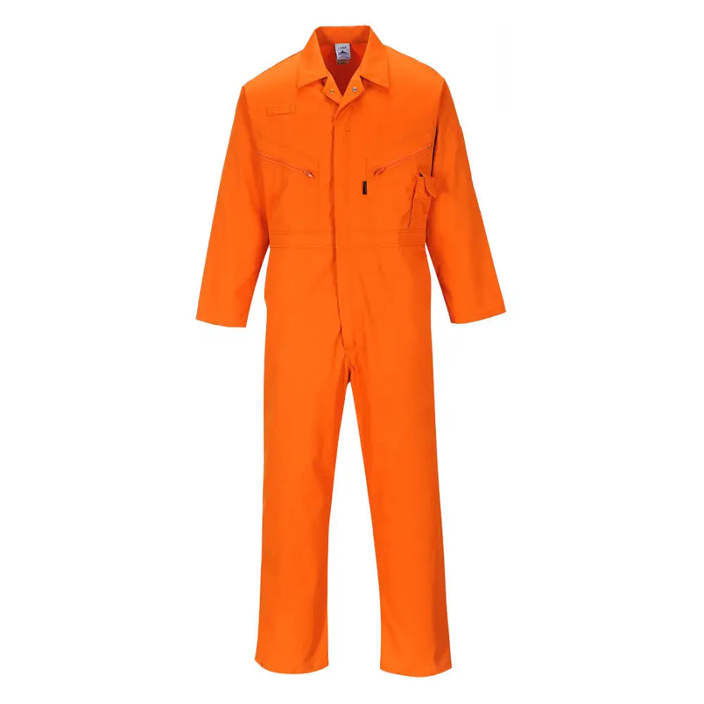 Portwest Liverpool Zip Coverall - Orange / L