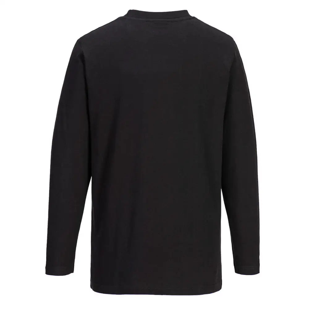 Portwest Long Sleeve T-Shirt - Black / L