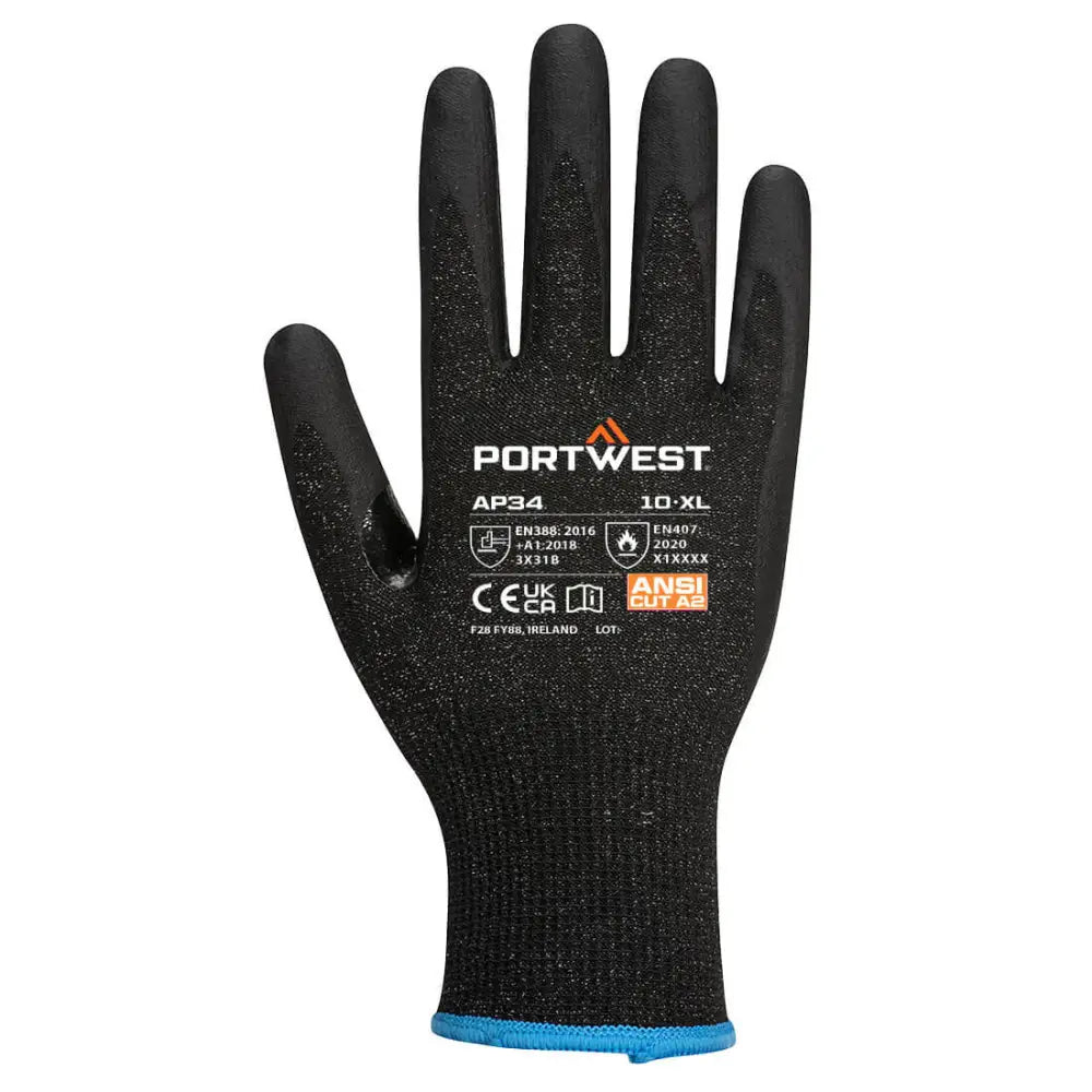 Portwest LR15 Nitrile Foam Touchscreen Glove (Pk12) - L