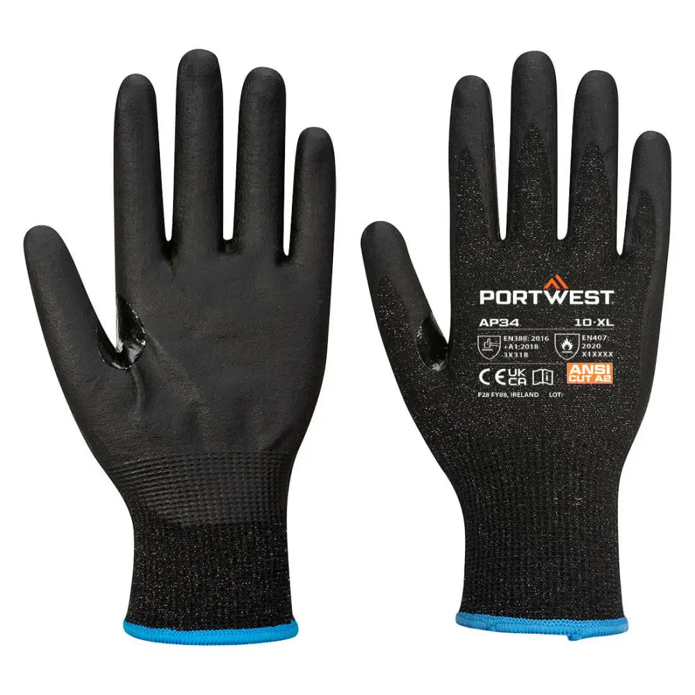 Portwest LR15 Nitrile Foam Touchscreen Glove (Pk12) - L