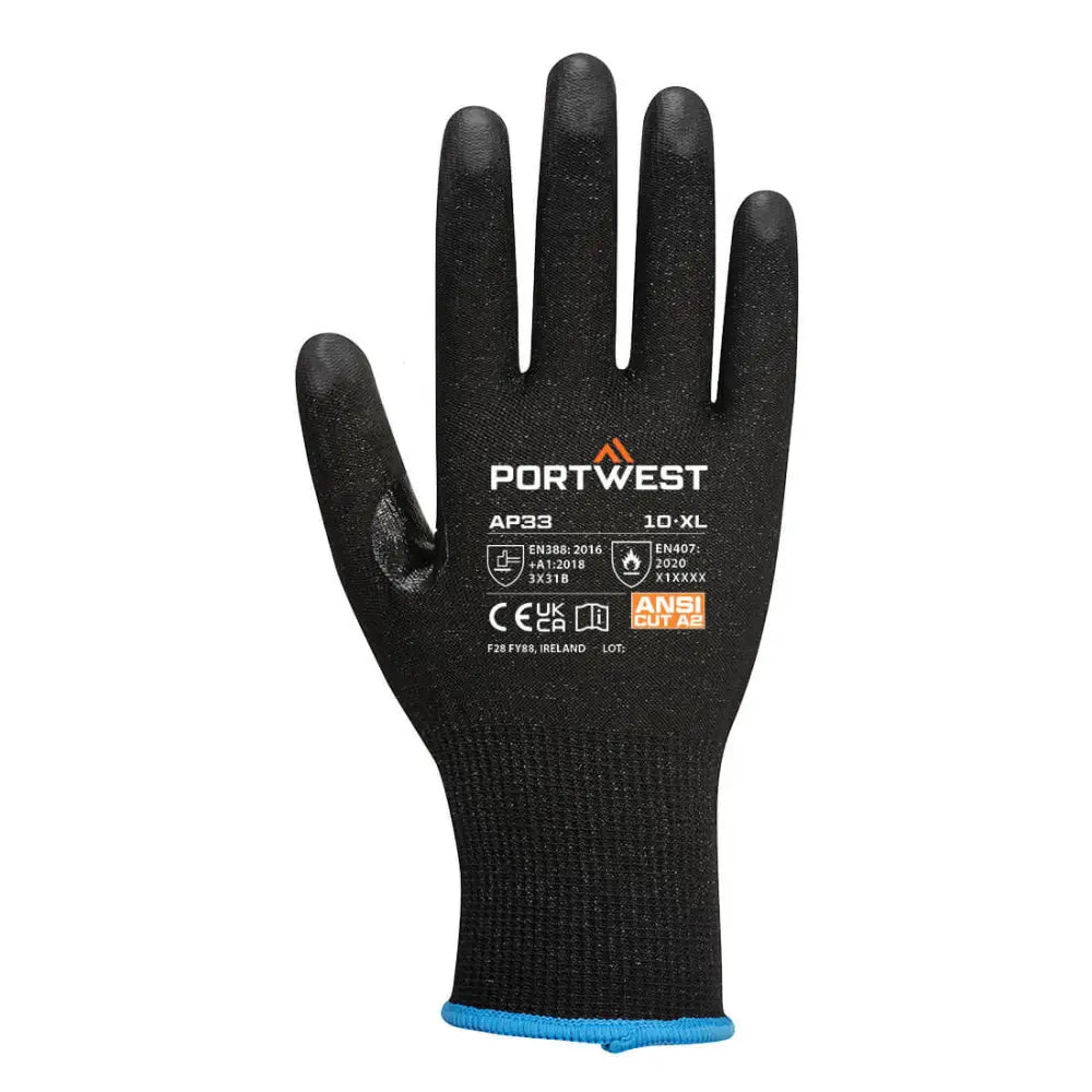 Portwest LR15 PU Touchscreen Glove (Pk12) - L