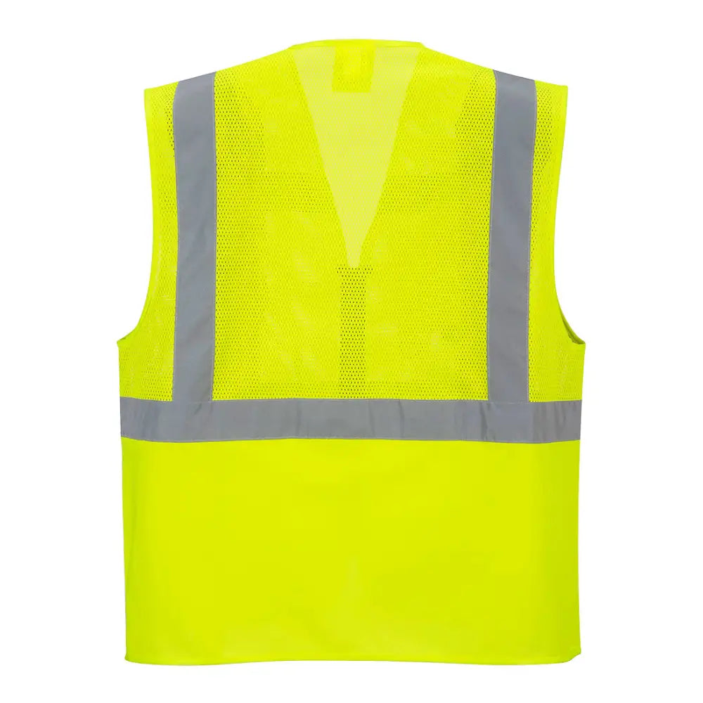 Portwest Madrid Hi-Vis Half Mesh Executive Vest