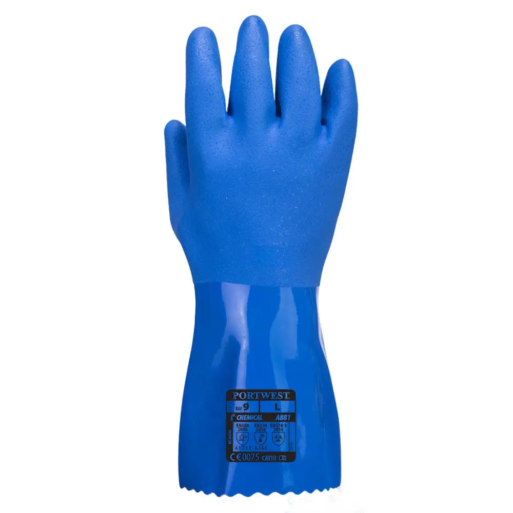 Portwest Marine Ultra PVC Chem Gauntlet - L