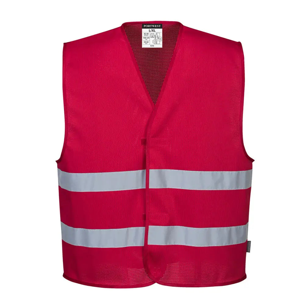 Portwest MeshAir Iona Vest - Red / L/XL