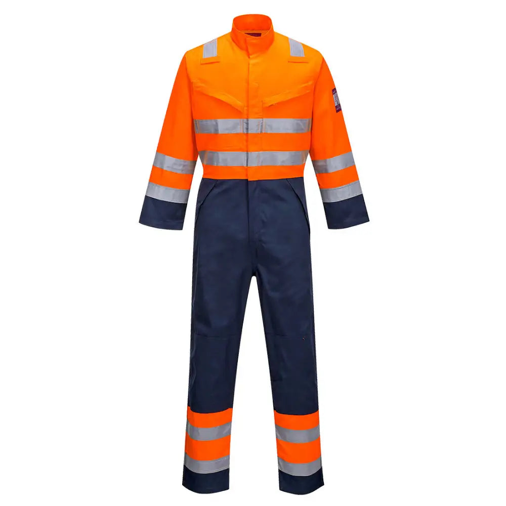 Portwest Modaflame RIS Navy/Orange Coverall - L