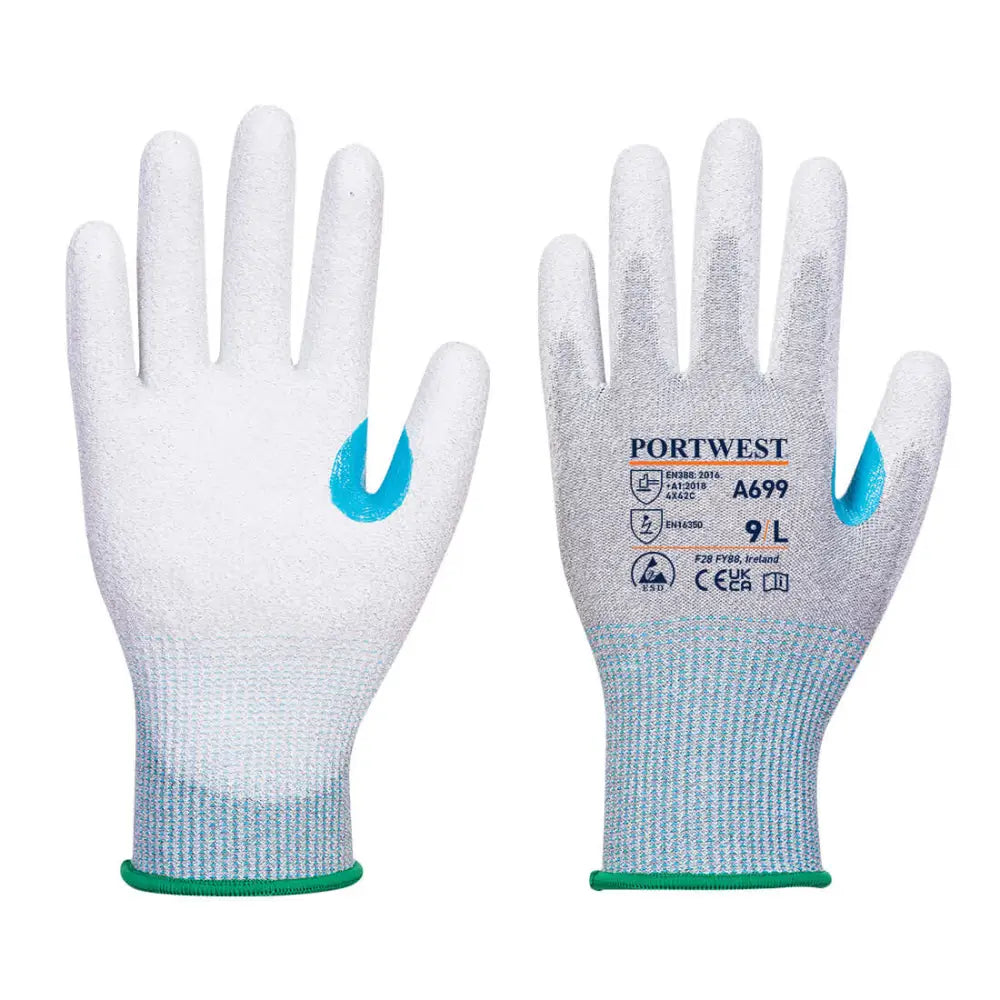 Portwest MR13 ESD PU Palm Glove (Pk12) - L