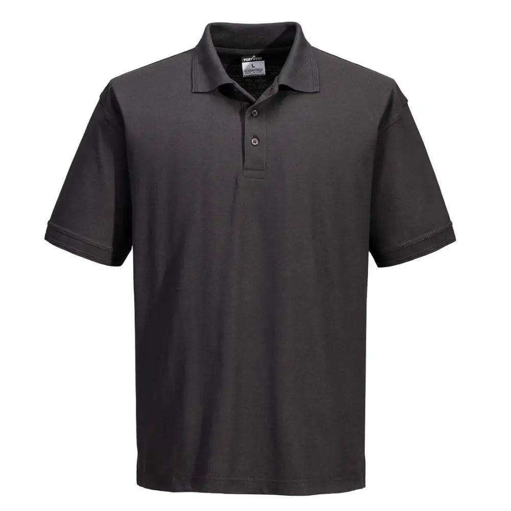 Portwest Naples Polo Shirt S/S - Metal Grey / L