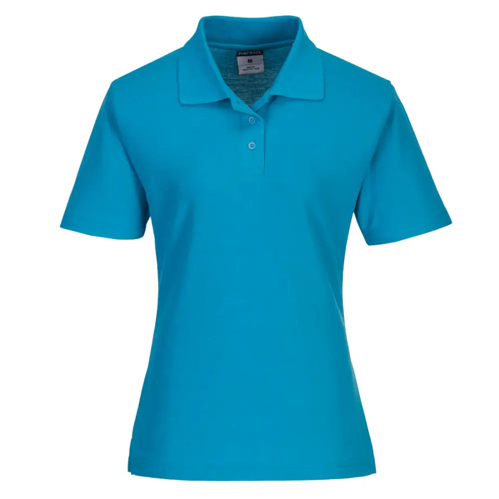 Portwest Naples Women’s Polo Shirt - Aqua / L