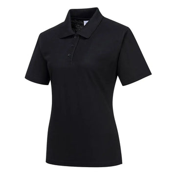 Portwest Naples Women’s Polo Shirt - Black / L
