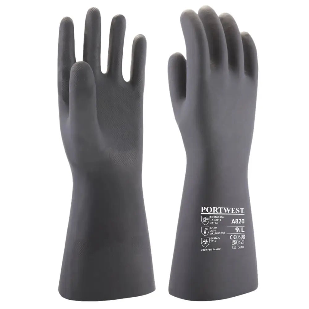 Portwest Neoprene Chemical Gauntlet - L