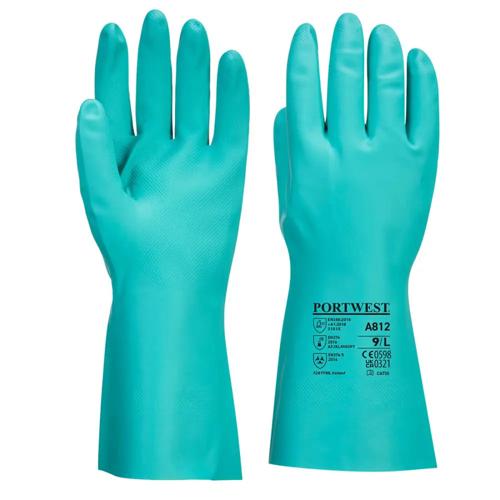 Portwest Nitrosafe Plus Chemical Gauntlet - L