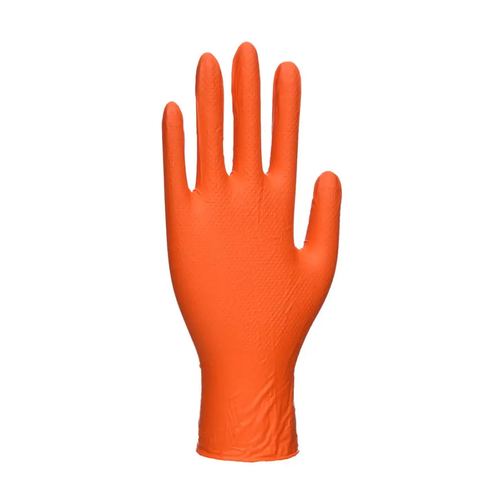 Portwest Orange HD Disposable Glove (Pk100) - L