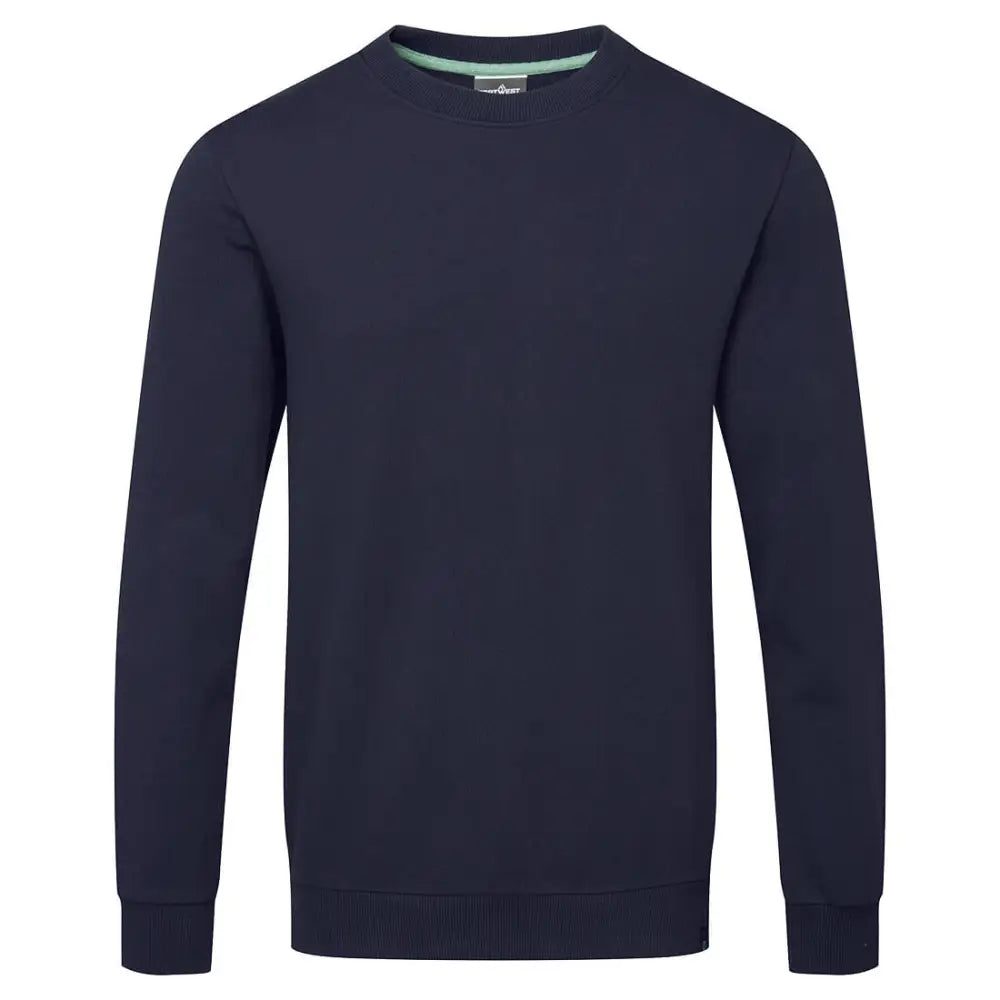 Portwest Organic Cotton Recyclable Sweatshirt - Navy / L