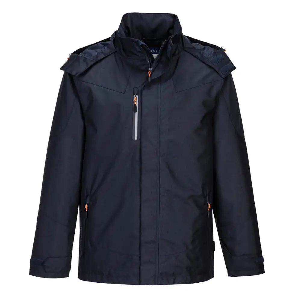 Portwest Outcoach Rain Jacket - Dark Navy / L