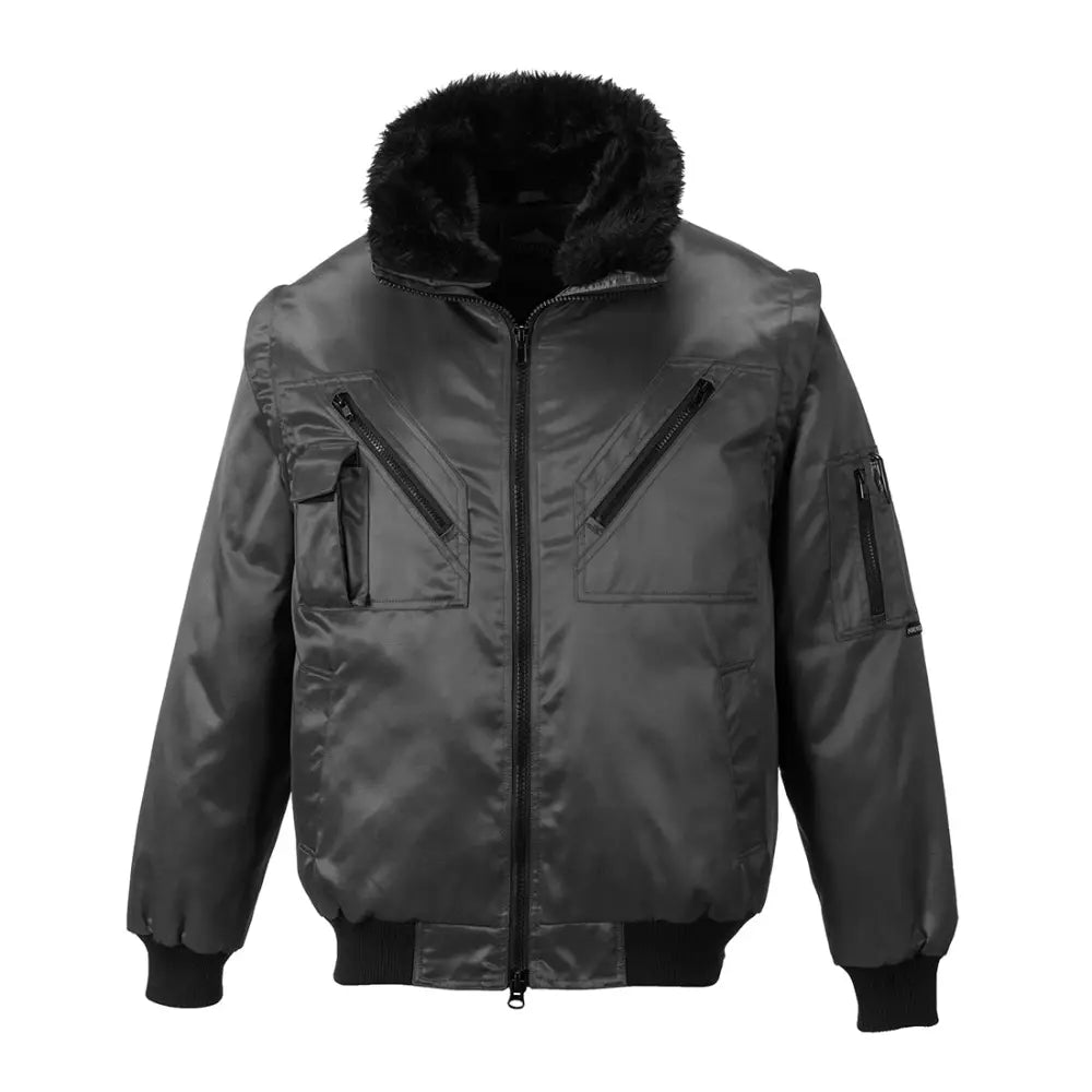 Portwest Pilot Jacket - Black / 4XL
