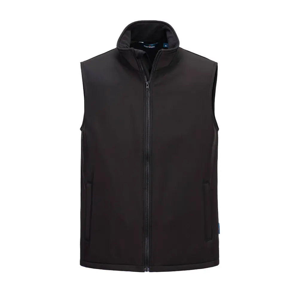 Portwest Print and Promo Softshell Gilet (2L) - Black / 4XL