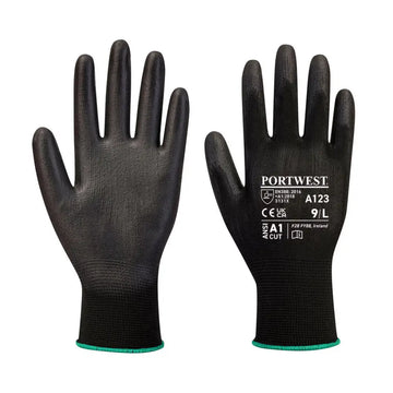 Portwest PU Palm Glove Latex Free - Full Carton (144 pairs) - L