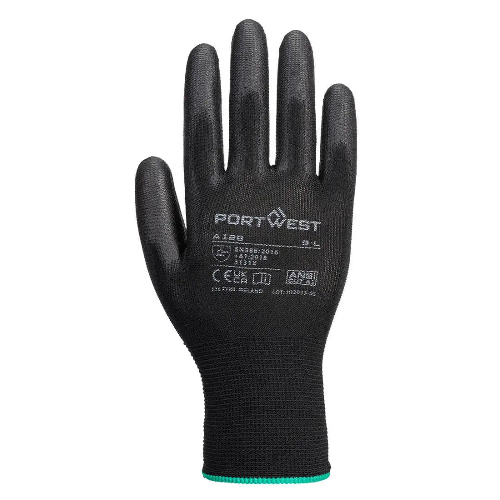 Portwest PU Palm Glove Latex Free (Retail Pack) - L