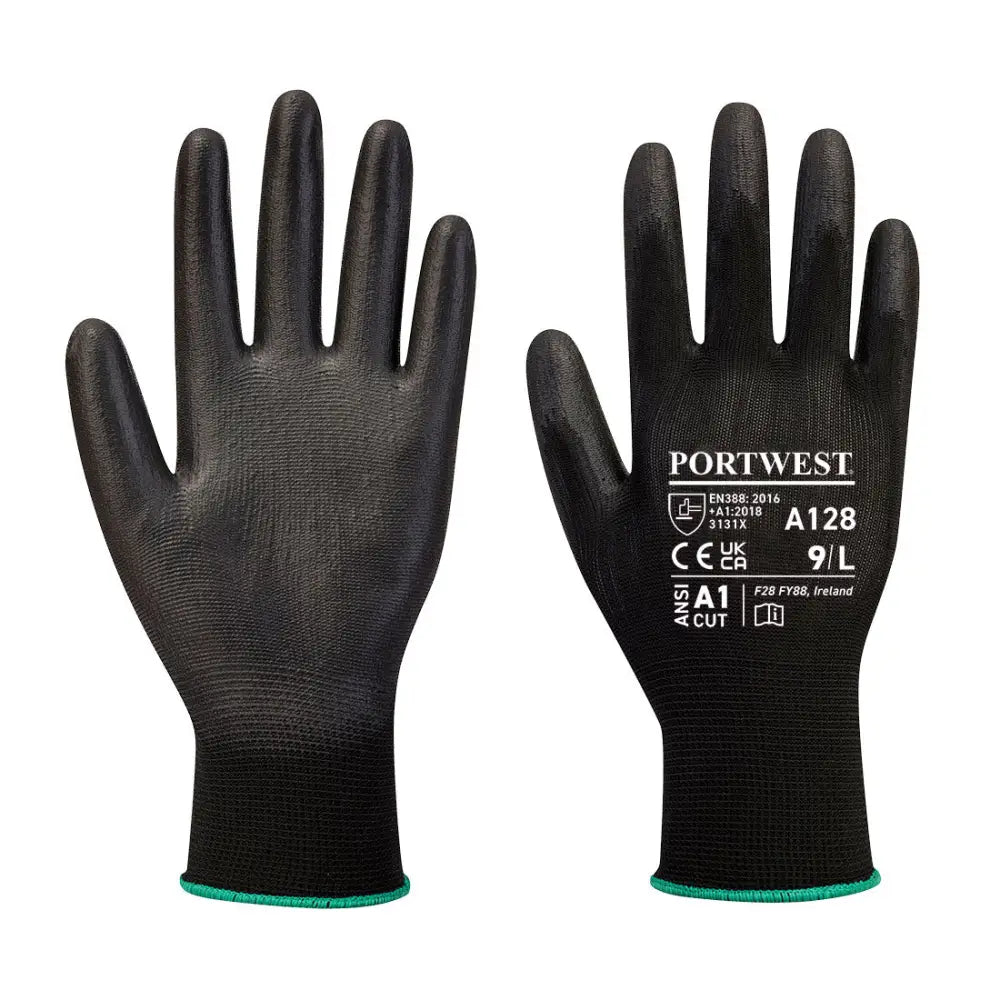 Portwest PU Palm Glove Latex Free (Retail Pack) - L