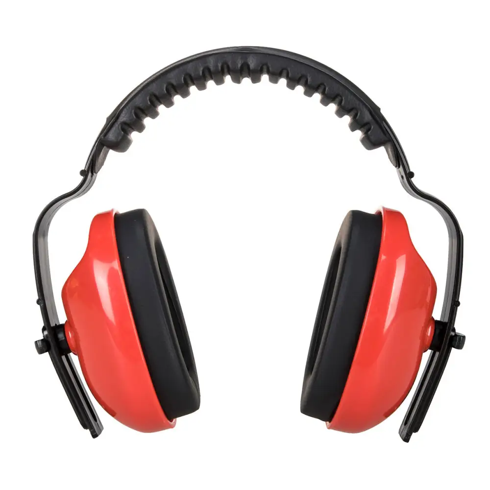 Portwest PW Classic Plus Ear Defenders - Red