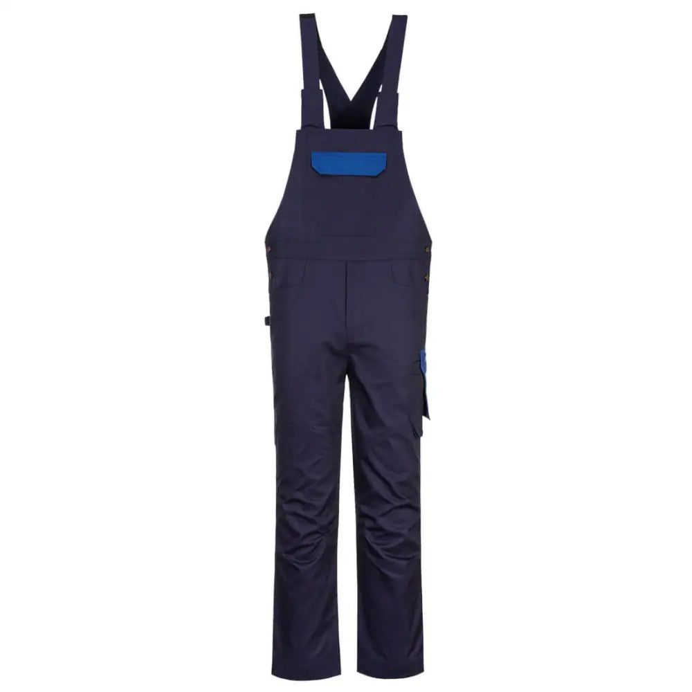 Portwest PW2 Bib and Brace - Navy/Royal / L