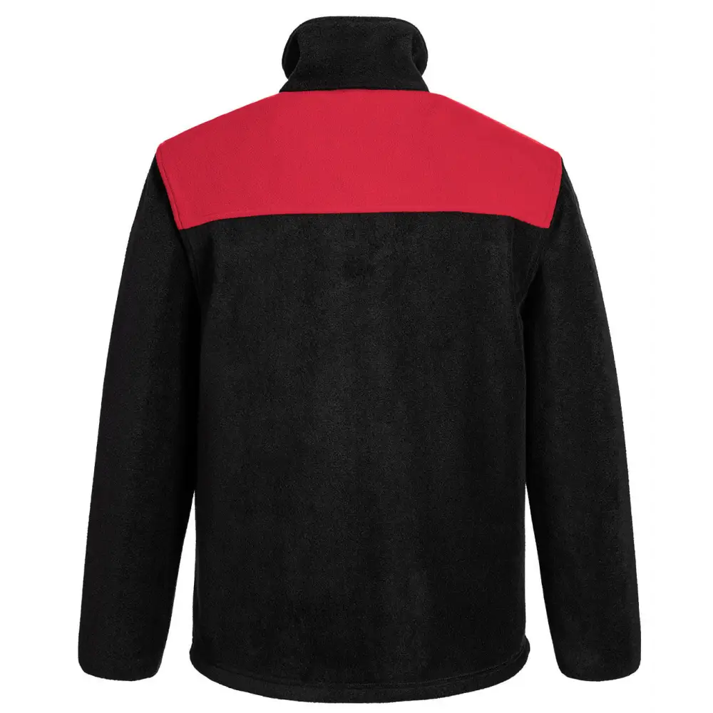 Portwest PW2 Fleece - Black/Red / L
