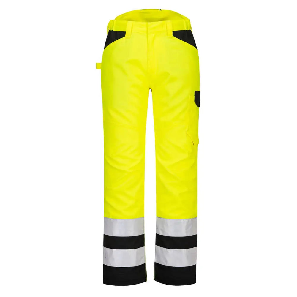 Portwest PW2 Hi-Vis Service Trousers - Yellow/Black / 28